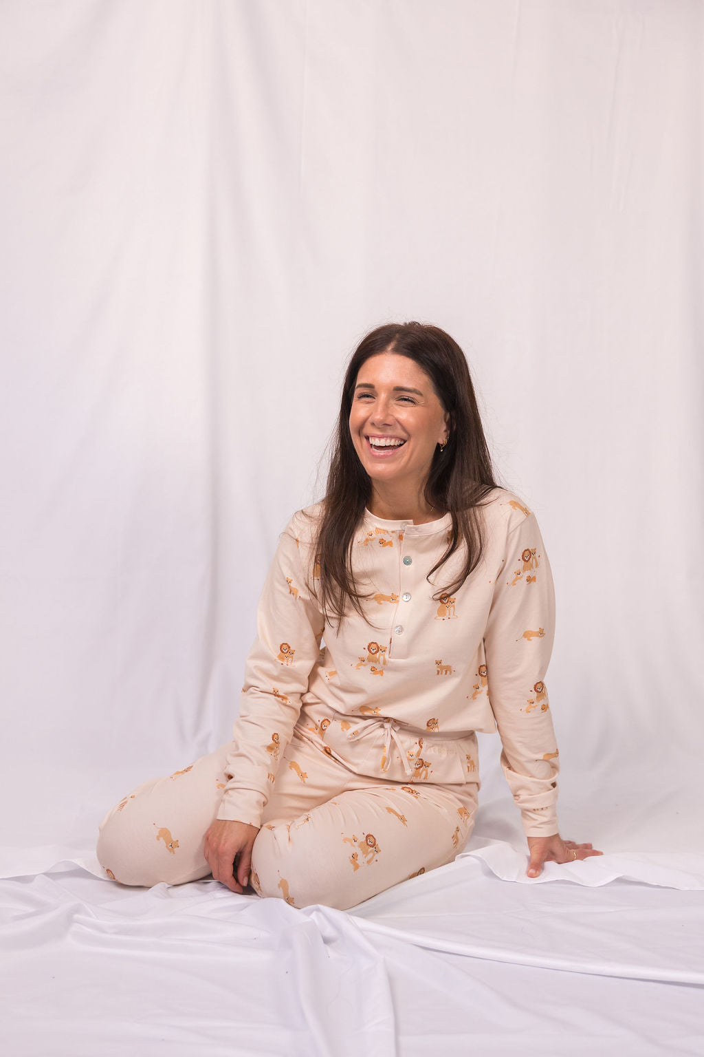 Women’s Cotton PJ Set “Lioness”